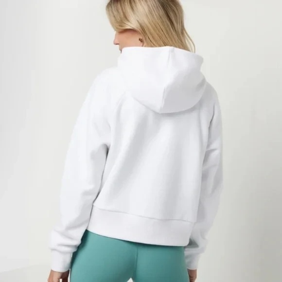 Vuori Restore Half Zip Hoodie White Size M - Picture 2 of 15